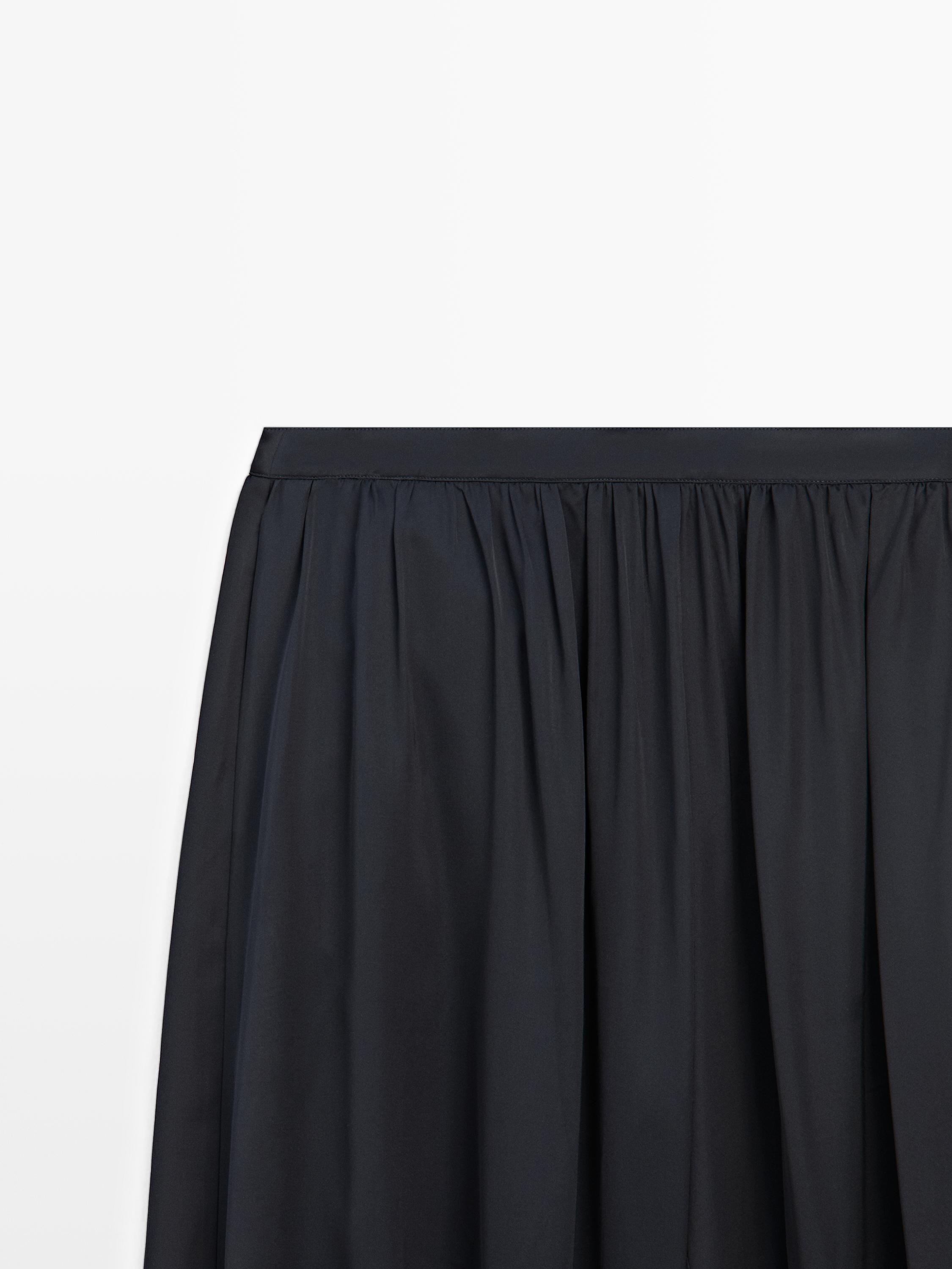 Balloon fit satin pants